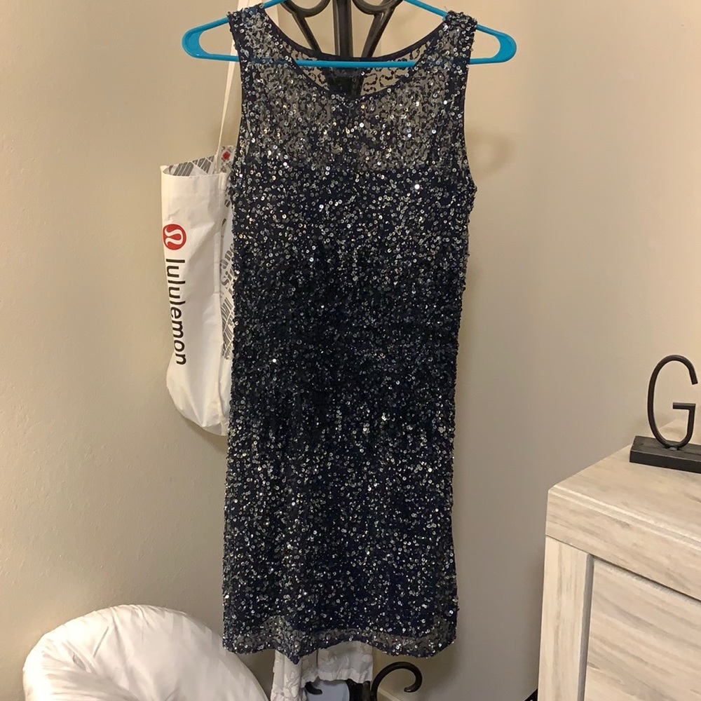 Adrianna Papell sequin dress